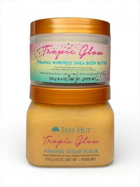 Tree Hut—Tropic Glow 2pc Set—Firming Sugar Scrub & Whipped Shea Body Butter